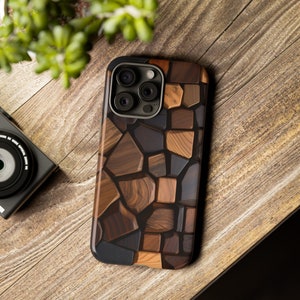 Wood iPhone Tough Cases, iPhone tough case, woodwork print iphone case, iphone case for him, iphone case for dad