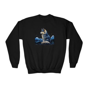 Felpa girocollo Husky Youth, felpa husky, camicia husky giovanile