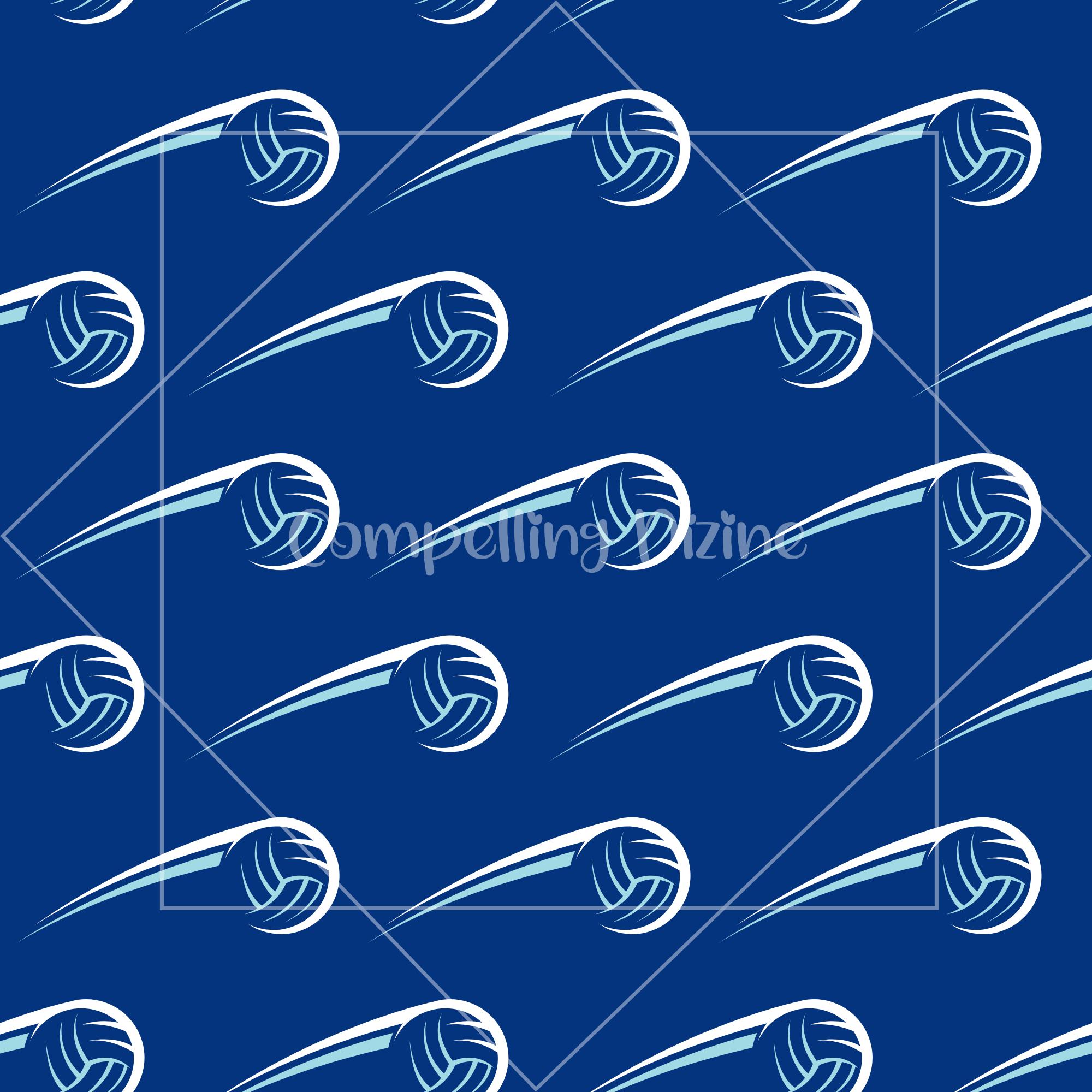 Volleyball Digital Patterns | Game Time Seamless Craft Paper | Sports ...