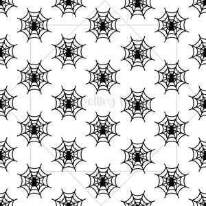 Halloween Digital Paper | Black & White Seamless Patterns | Ghosts ...