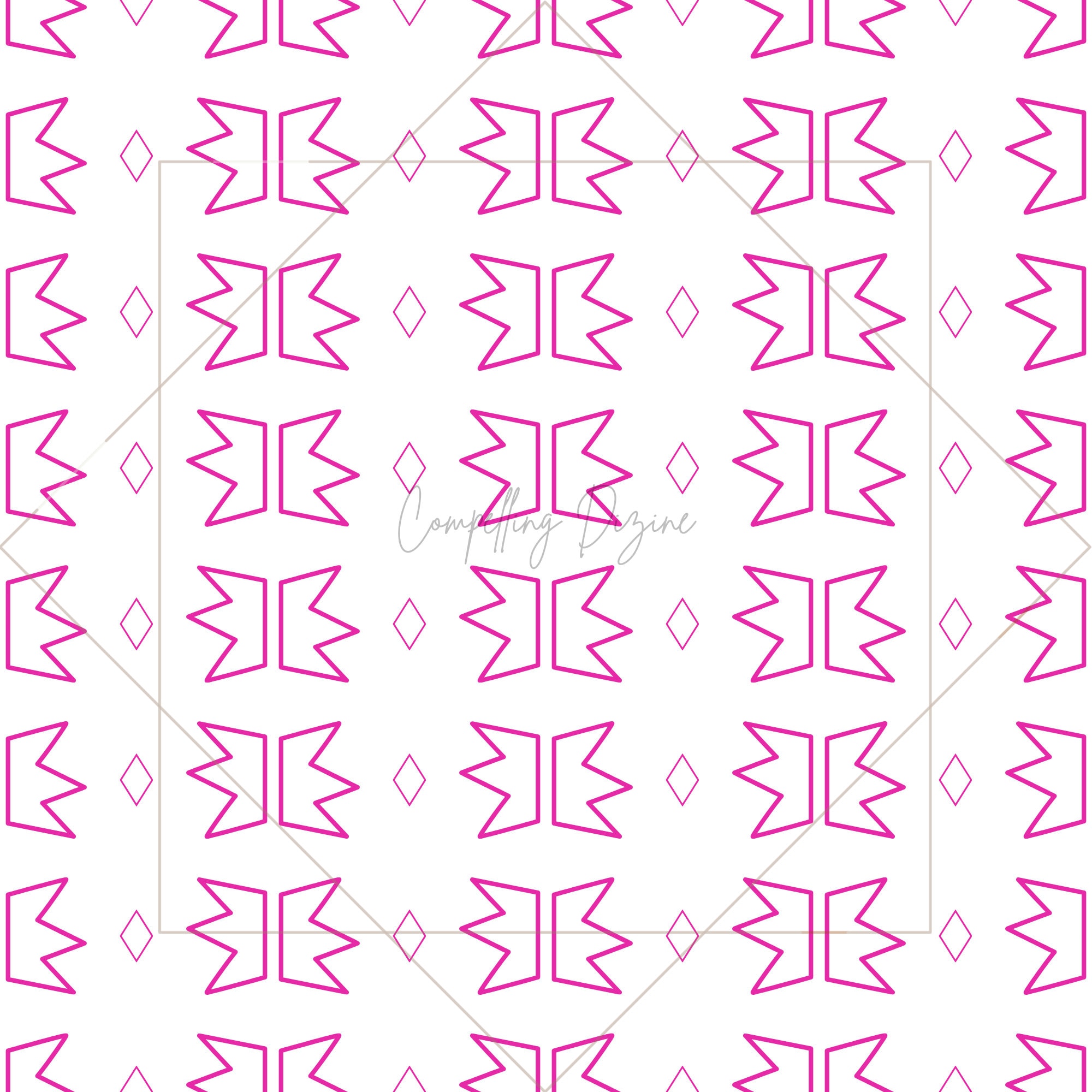 Pink Paper Patterns Pretty in Pink Pattern Digital Paper Pink Seamless Paper Abstract Shape ...