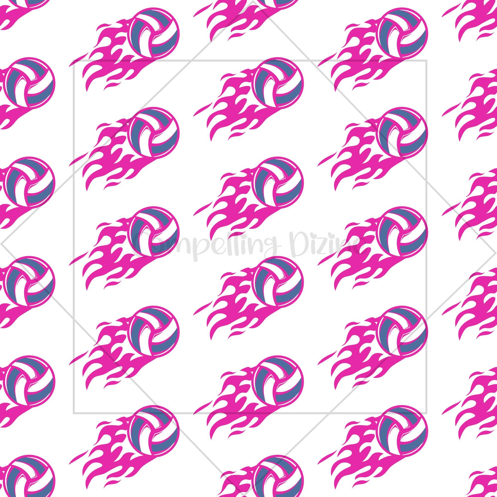 Volleyball Digital Patterns | Game Time Seamless Craft Paper | Sports ...