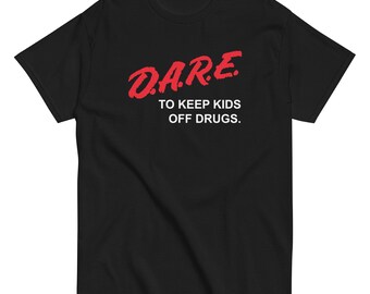 DARE Vintage Shirt 90s 80s shirt clothing retro shirt vibe Instant classic Dare t-shirt Unisex Vintage Y2k Retro Vintage Shirt Trendy Shirt