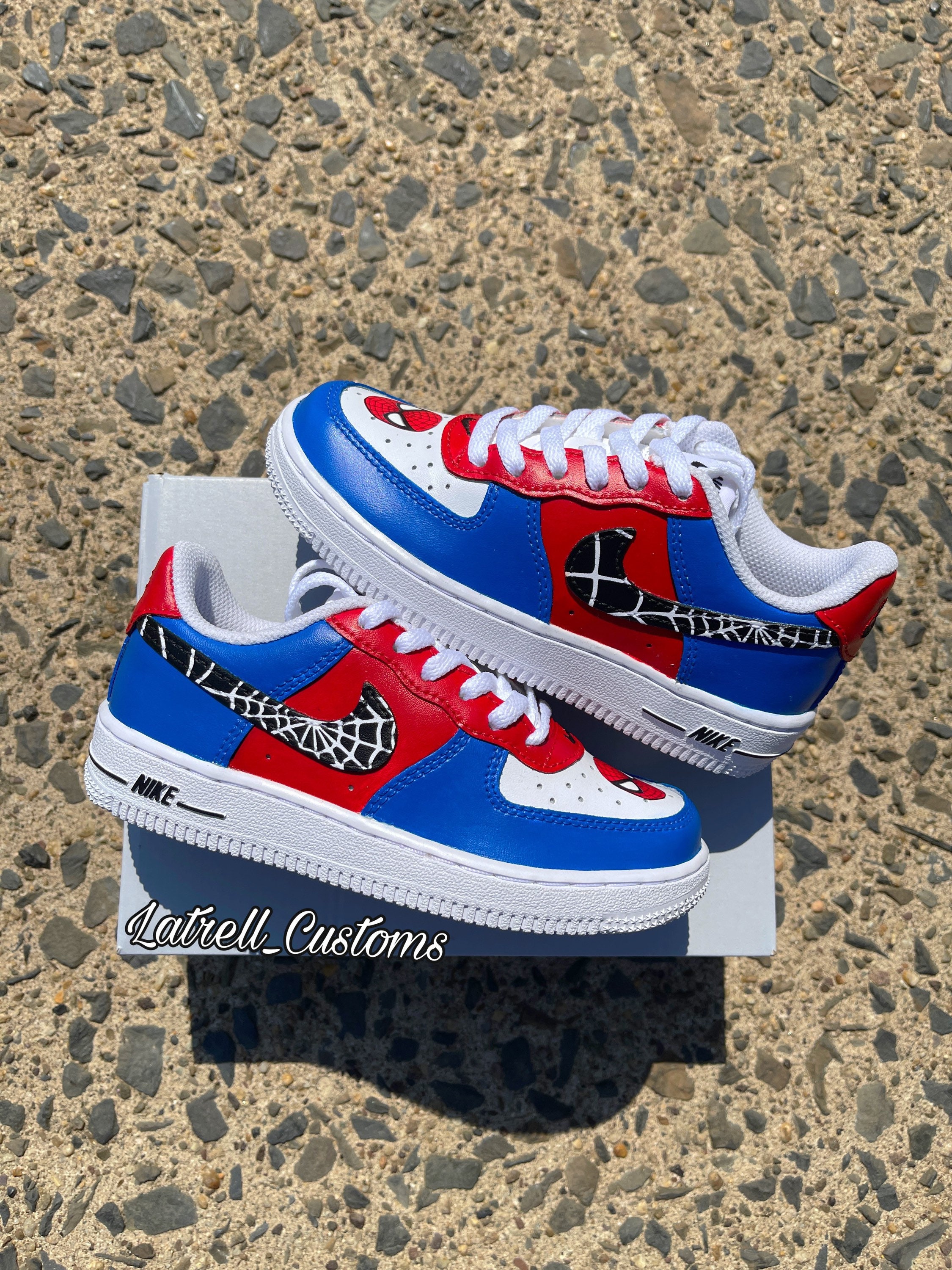 Spiderman Custom Shoes Etsy