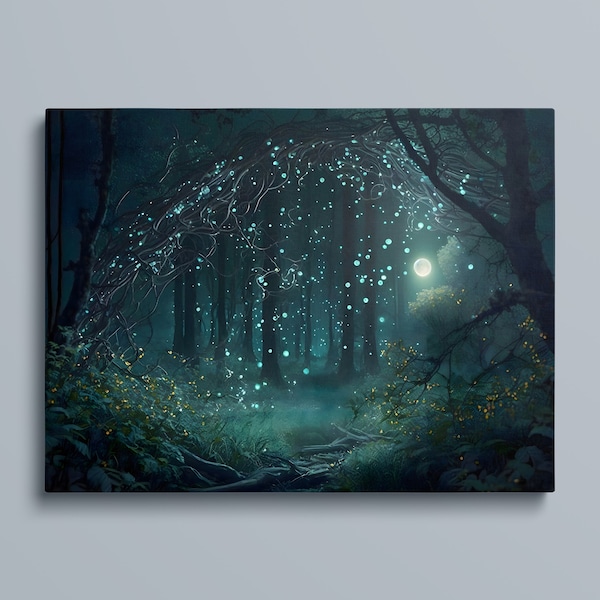 Full Moon Art - Etsy