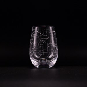 Verre gravé Constellation personnalisé, gobelet gravé ciel personnalisé, cadeau étoile pour occasion spéciale, tige de vin/cocktail/boisson gazeuse moins de verre