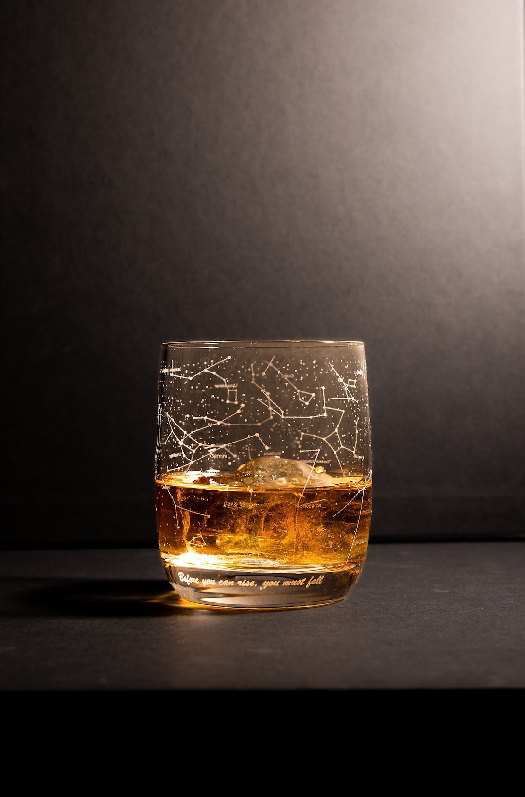 Personalized Whiskey Glass, Custom Engraved Old Fashion Glass, Sky ...