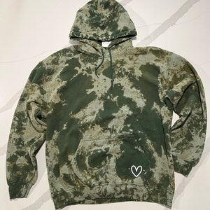 Green Bleached Hoodie