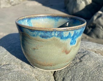 Handmade Ceramic Bowl - Ocean Inspired Pottery, 14-Ounce
