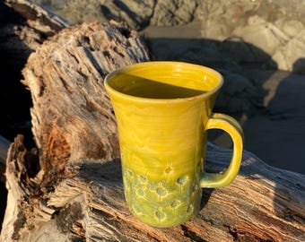 Handmade ceramic mug, stoneware coffee cup