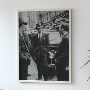 Black and White Print Vintage New York Poster Living Room Aesthetic Print Hells Kitchen Vintage Wall Art Print Fine Arts Photography Decor