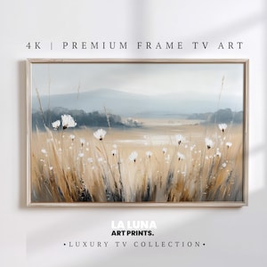 Frame TV Art Summer Wild Flowers View Scenery Wall Decor Spring Country Farmhouse Cottage Samsung TV Art Digital Download Aesthetic Decor