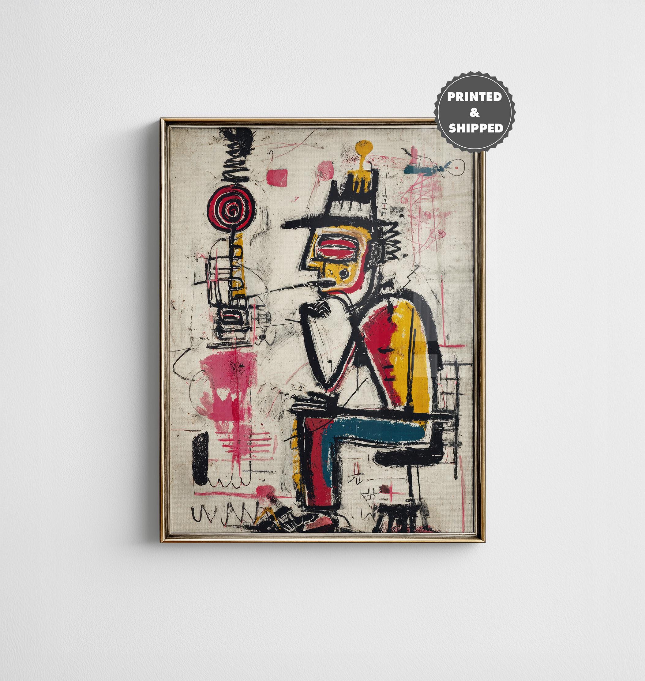 Jean Michel Basquiat Wall Art Prints - Etsy