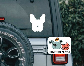 Frenchie French Bulldog Vinyl Decal for your car, tumbler, window, laptop | Dog Mom Dad Gift | sticker