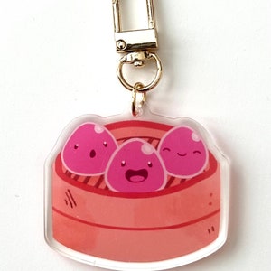 SLIME RANCHER KEYCHARMS!!! Fanmade Slime Rancher Bao Bun keycharms