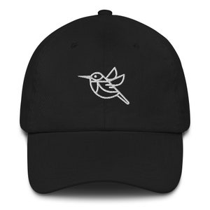 Sparrow Bird Embroidered Hat | Birds Watcher Gift Cap | Bird Hat | Wildlife Baseball Cap Gift | Adjustable Strap Cap Gift | Multiple Colors