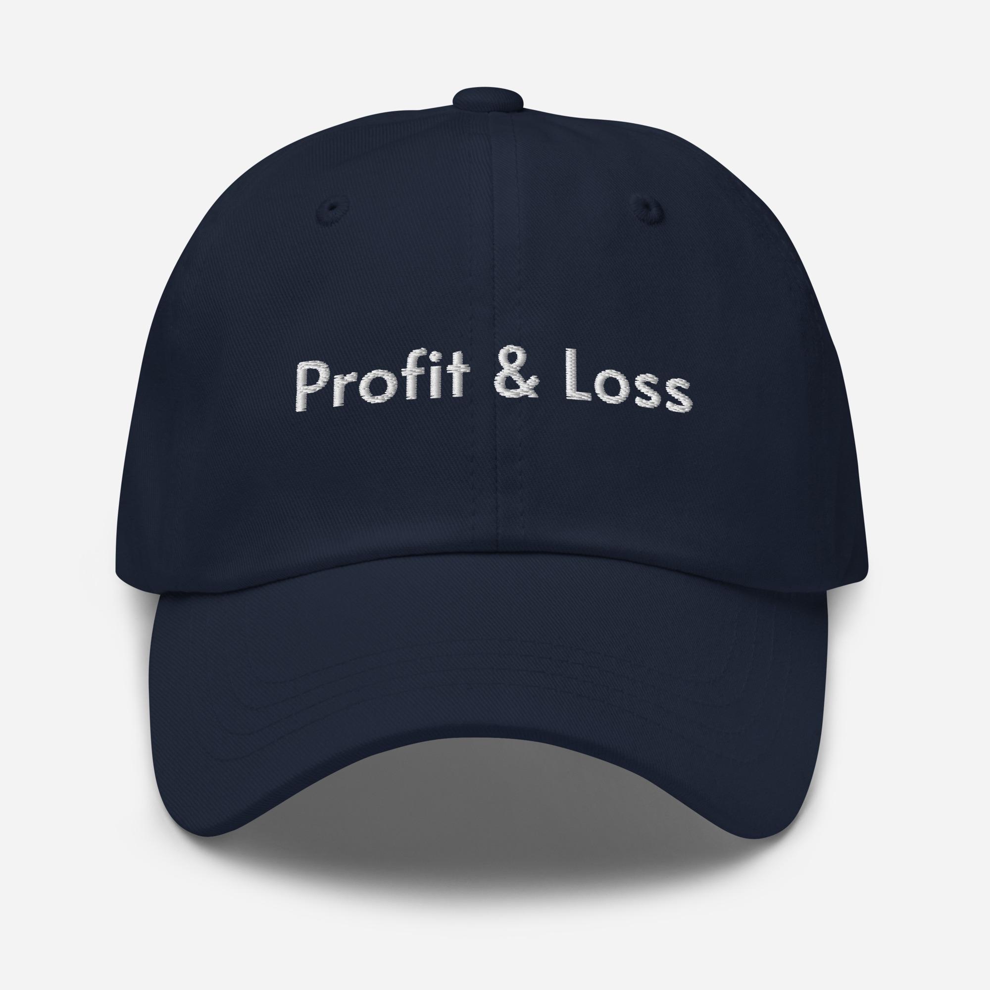 Profitable Hat Profit and Loss Hat – Accountant Dad Cap – Funny Finance Embroidered ...