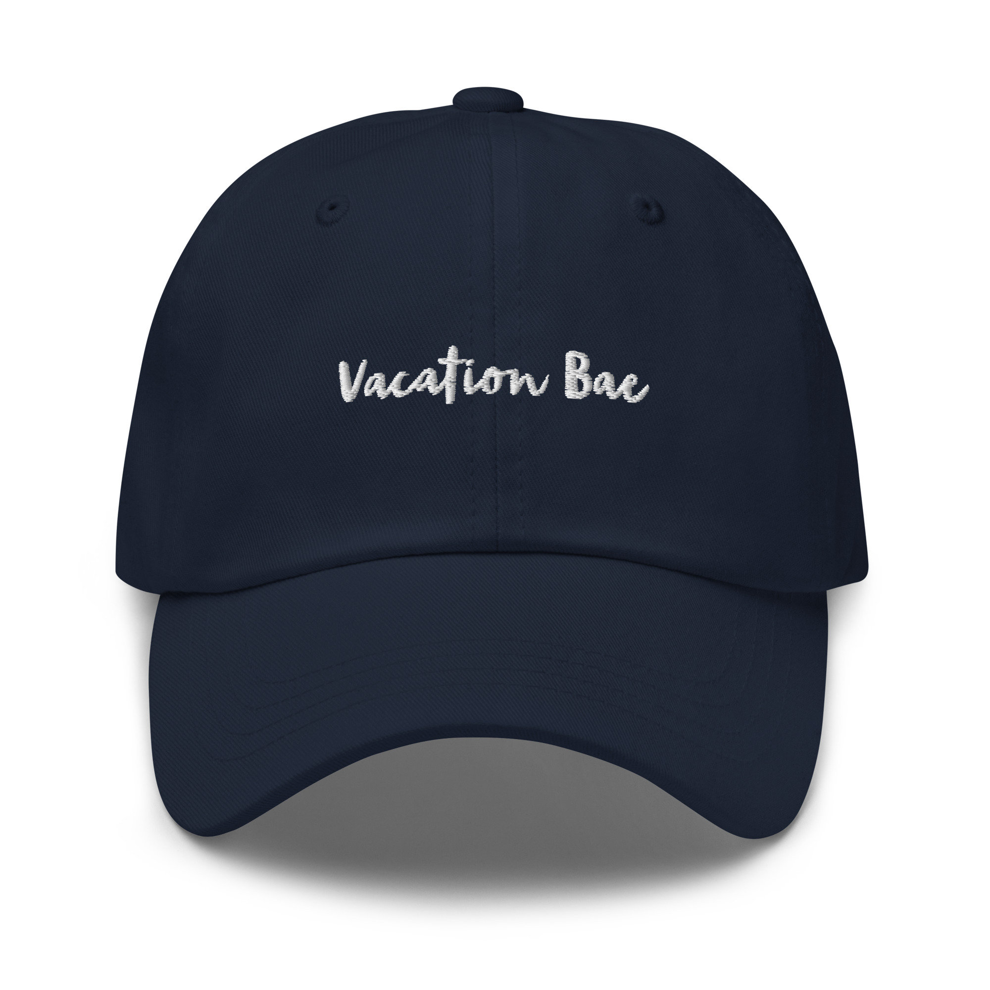 Vacation Bae Dad Cap: Embroidered Cotton Twill Hat - Etsy