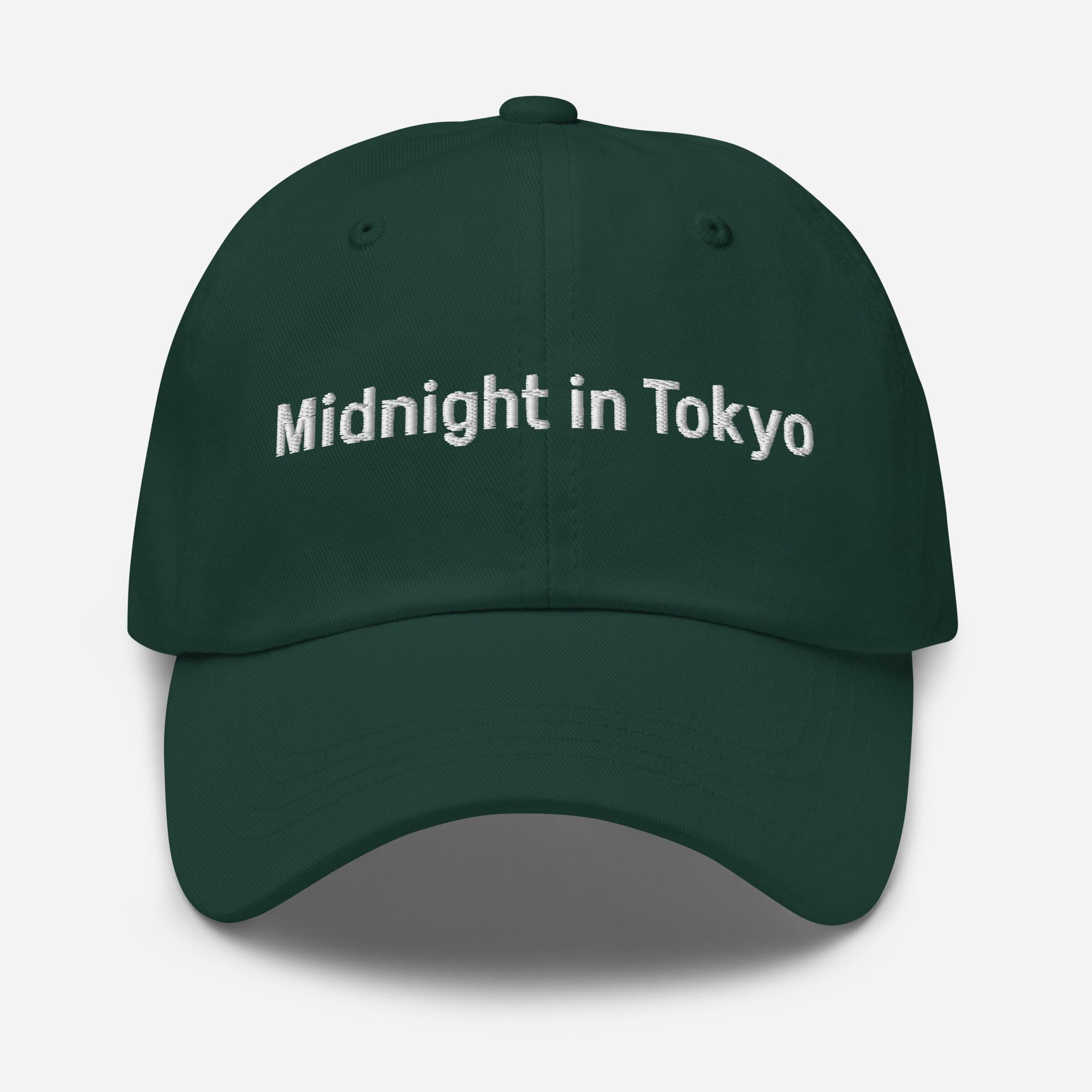 Midnight in Tokyo Hat – Embroidered Travel Dad Cap – City Souvenir