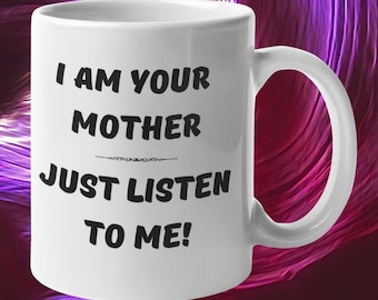 Soy tu madre, solo escúchame, regalo del día de la madre, mamá, mamá presente por menos de 20 dólares, mamá, regalo de cumpleaños, regalo para mamá, mamá, abuela