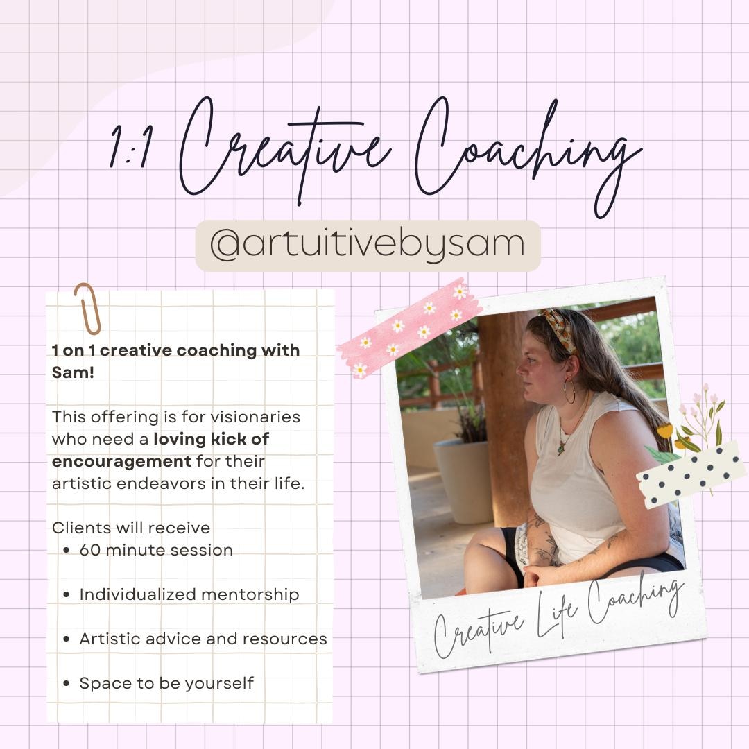 1 Hour Creative Coaching X Artistic Healing With Sam - Etsy