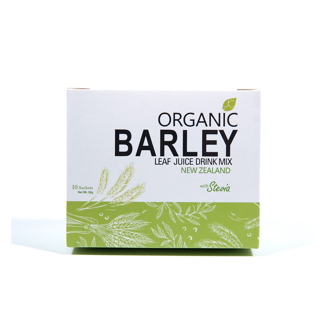 JC Organic Barley Juice Powder 10 X 3.2g Sachets Complete Protein