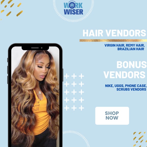 Premium Hair Vendor List: Remy, Virgin, Brazilian Hair, Wigs | Wholesale Suppliers + Bonus Vendors |