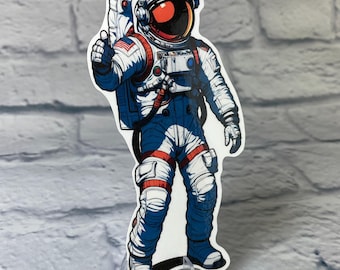 Marcador de astronauta / Marcadores troquelados laminados / Marcador espacial /
