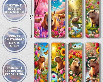 Books, Fantasy, Fairytale, Printable Bookmarks Bundle, Set of 20 PNG ...