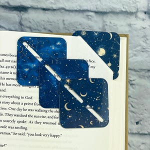 Himmlische Astrologie Lesezeichen Set Lesezeichen Himmlische Geschenk für Astrologie-Liebhaber Geschenk Mond und Sterne Lesezeichen Galaxie Konstellationen Lesezeichen