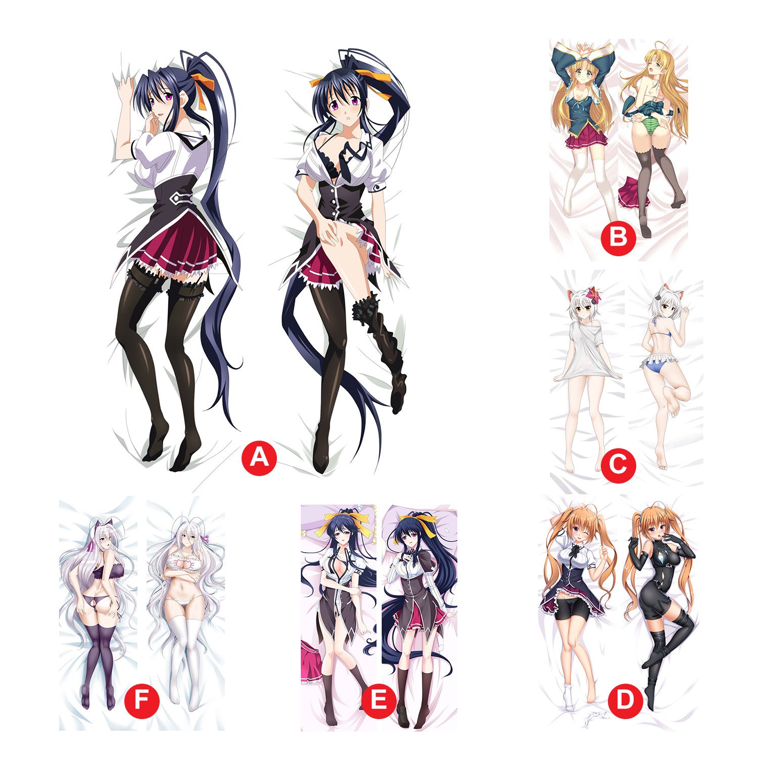 High School DxD pillow case №2, 45 x 45 cm