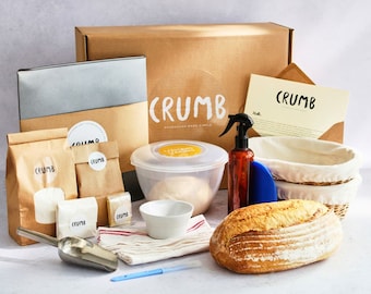 Beginner Sourdough Starter Kit – Live Culture, Baking Tools & Instructions