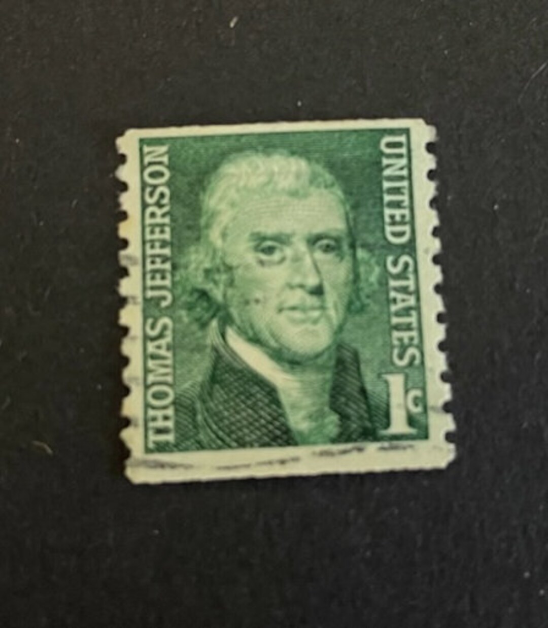 US Rare Vintage Stamp. 1968 Thomas Jefferson 1c Postage Stamp Etsy