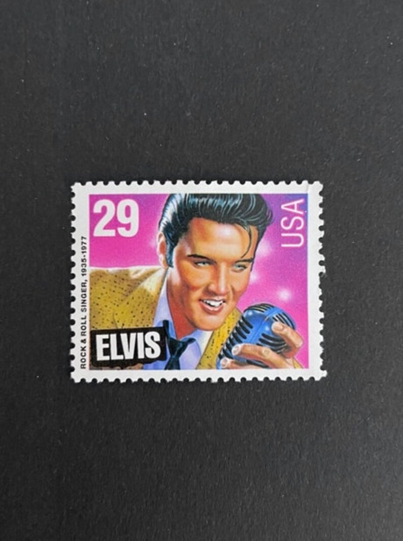 US Stamp. 1993 Elvis Presley Postage Stamp Etsy
