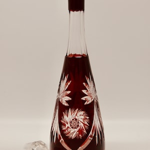 Ruby Saint Louis Crystal Decanter