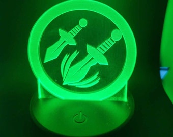 Rogue class icon lamp