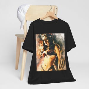Vintage Retro look fan art Salma Hayek From Dusk Till Dawn Unisex Tee Shirt 90s movie fans retro 90s party outfit
