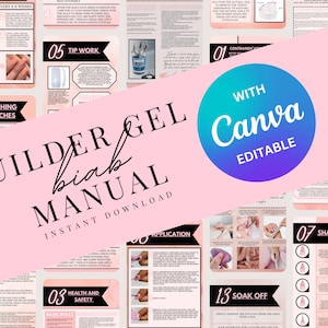 Builder gel (BIAB) editable training manual