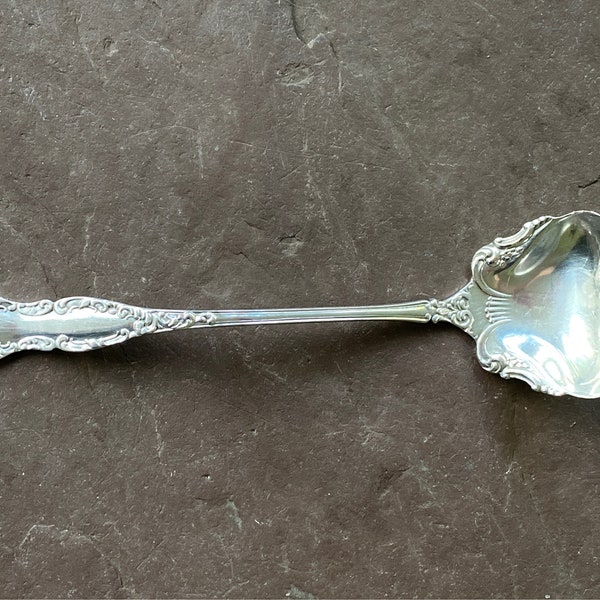 Wm Rogers and Son AA OXFORD 1901 Antique Silverplate Small Cream Ladle Vintage Victorian Early 20th Century Style