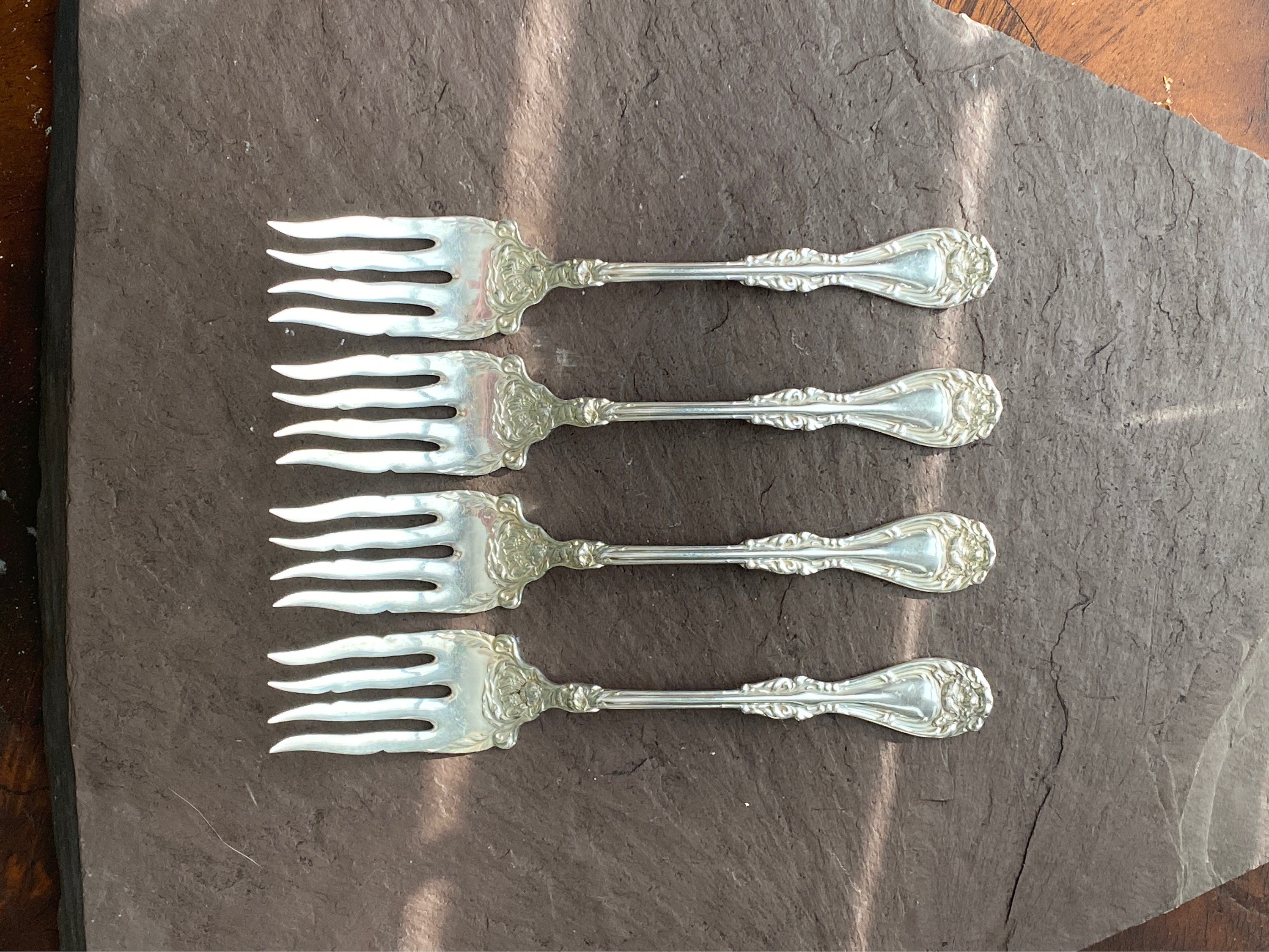 Wm A Rogers Horseshoe SXR HANOVER 1901 Vintage Silverplate Set of
