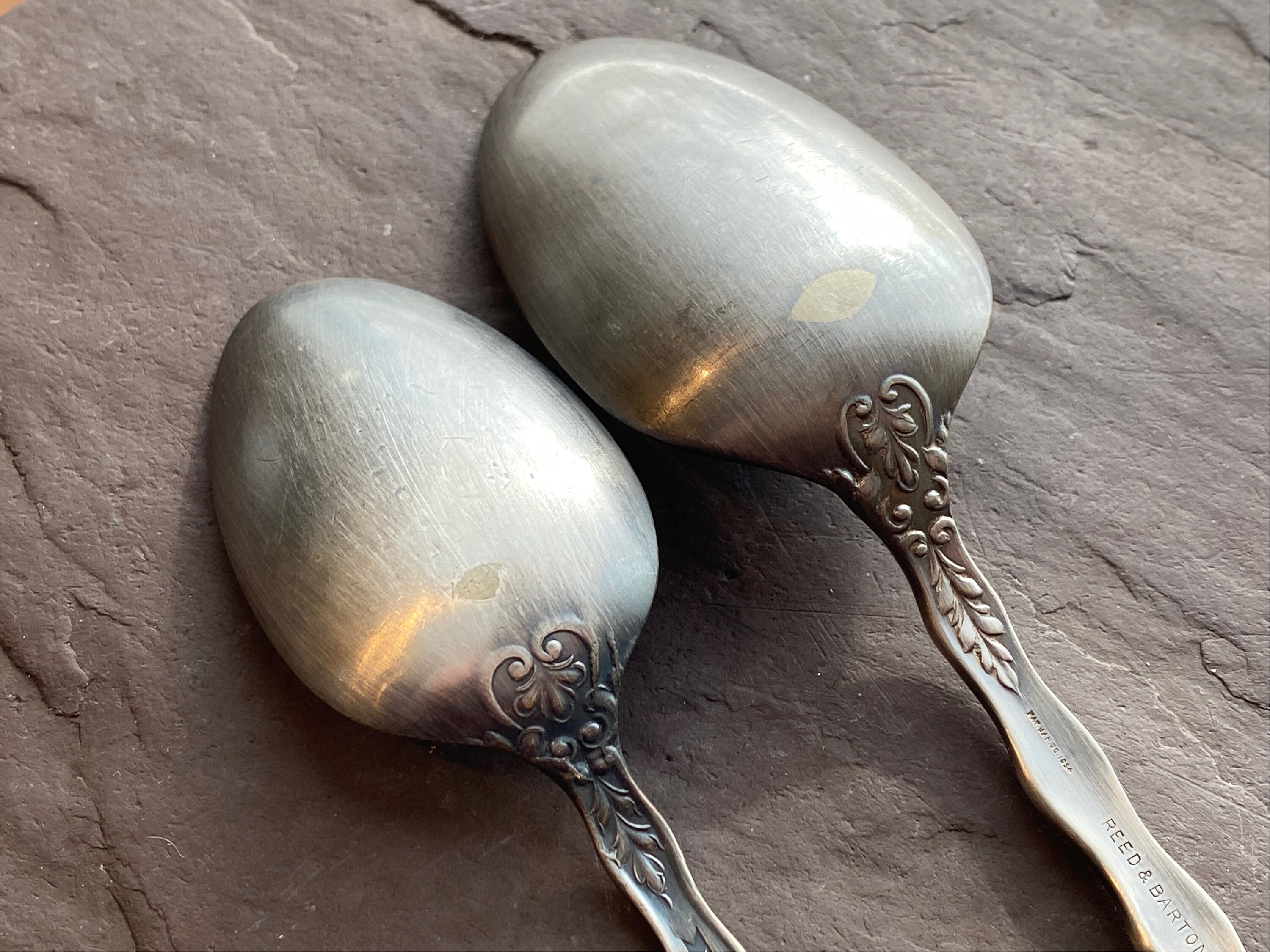 Reed & Barton REX 1894 Antique Silverplate Spoon Set of With 1 Oval ...