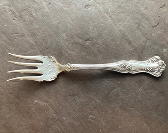 1847 Rogers Bros A1 VINTAGE 1904 Antique Silverplate Chipped Beef Fork Grapevine Pattern Popular Design Rare Find Gift for Cook No Mono