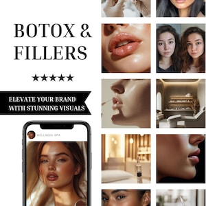 Injectables Aesthetic Stock Photos for Filler Botox Marketing Nurse Injector Branding Facial Rejuvenation Med Spa Instagram Content