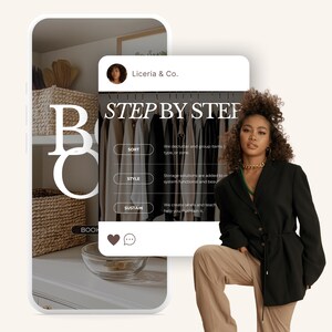 Professional Organizer Templates: Forms, Intake & Social Media Bundle (Canva) image 9