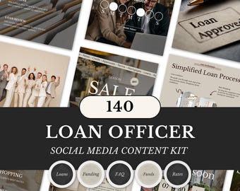 Loan Officer Canva Templates: Social Media Pack (Editable Instagram & Stories)