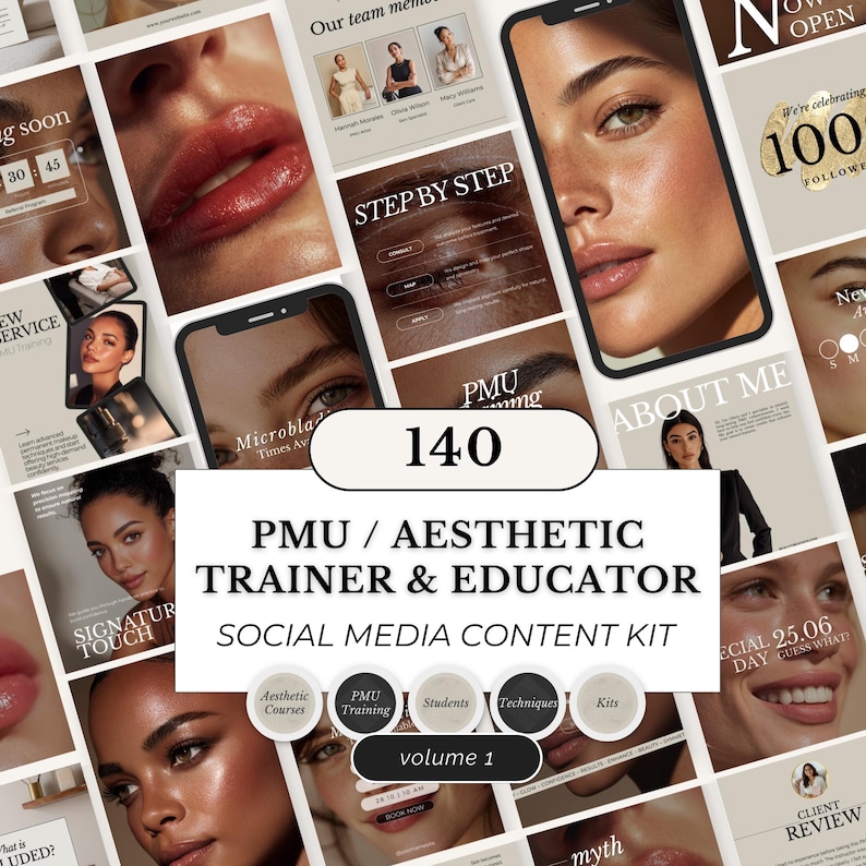 PMU Trainer Templates: Student Forms, Course & Instagram Posts (canva ...