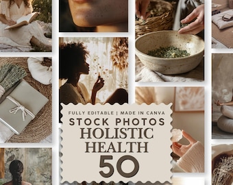 Wellness Stock Photos, Holistic Health and Self Care Branding Images for Coaches, Social Media, Websites and Lifestyle Marketing | 50