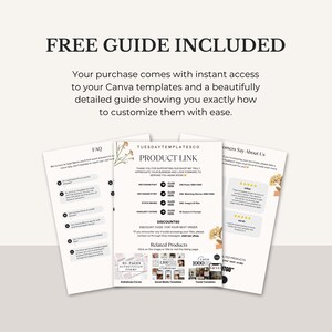 Professional Organizer Templates: Forms, Intake & Social Media Bundle (Canva) image 12
