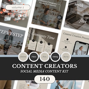 Instagram Templates: Editable Posts and Stories - Canva Digital Kit