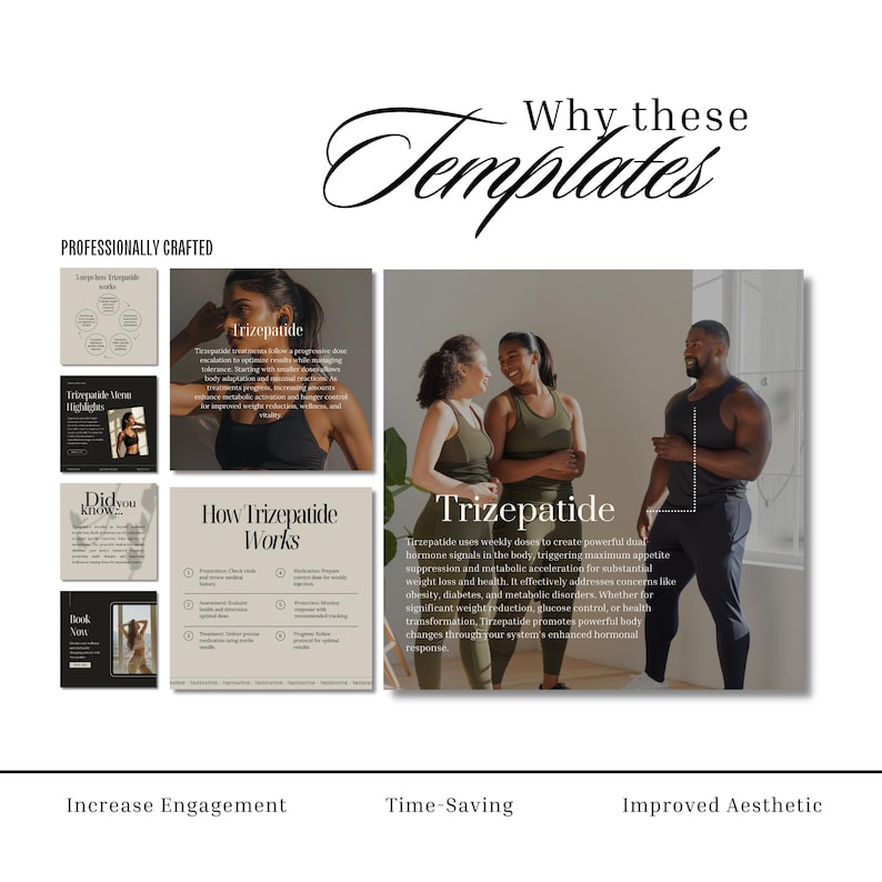 Tirzepatide treatment information template optimized for Instagram and social sharing